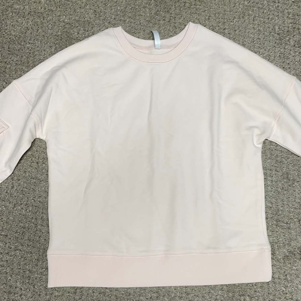 Fabletics Light Pink Sweatshirt - image 1